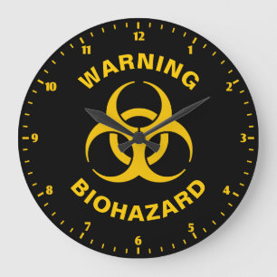 Biohazard-pictogram Grote Klok