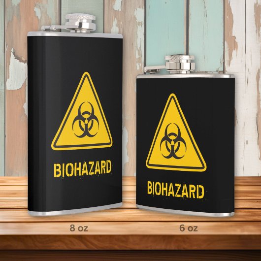 Biohazard-pictogram Heupfles