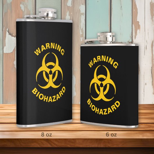 Biohazard-pictogram Heupfles