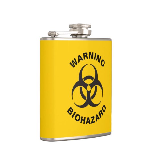 Biohazard pictogram heupfles (Rechts)