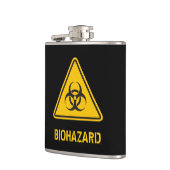 Biohazard-pictogram Heupfles (Links)