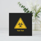 Biohazard pictogram kaart (Staand voorkant)