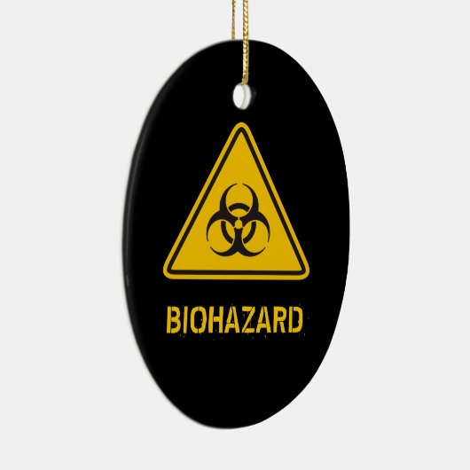 Biohazard pictogram keramisch ornament (Rechts)