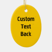 Biohazard pictogram keramisch ornament (Achterkant)