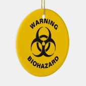 Biohazard pictogram keramisch ornament (Rechts)