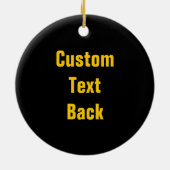 Biohazard pictogram keramisch ornament (Achterkant)