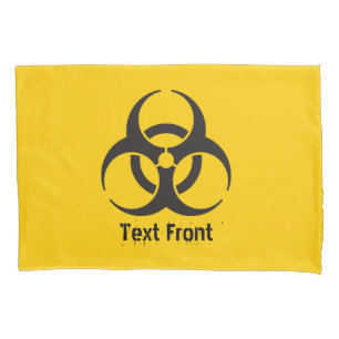 Biohazard pictogram kussensloop