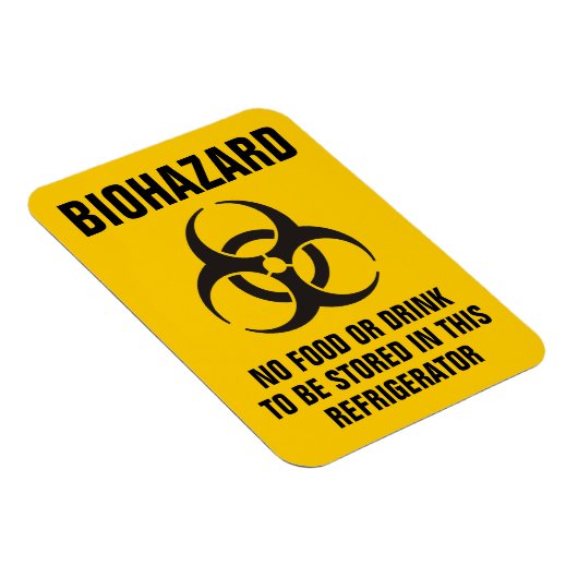 Biohazard pictogram magneet (Rechterzijde)