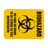 Biohazard pictogram magneet (Horizontaal)