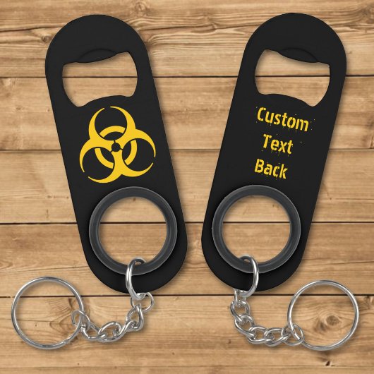Biohazard-pictogram Mini Flessenopener