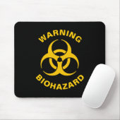 Biohazard pictogram muismat (Met muis)
