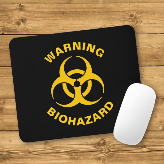 Biohazard pictogram muismat