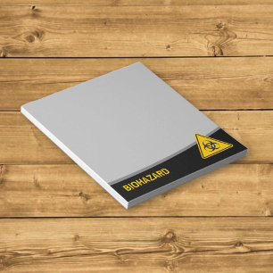 Biohazard-pictogram Notitieblok