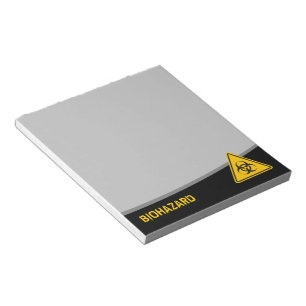 Biohazard pictogram notitieblok