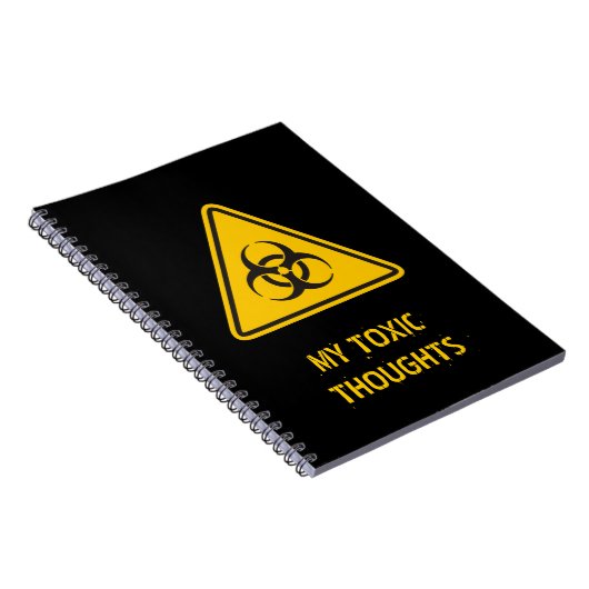 Biohazard pictogram notitieboek (Rechterzijde)