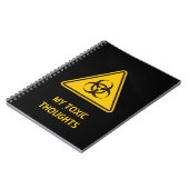 Biohazard pictogram notitieboek (Linkerzijde)