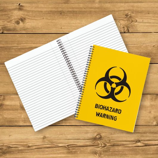 Biohazard-pictogram Notitieboek