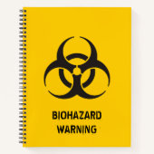 Biohazard-pictogram Notitieboek (Voorkant)