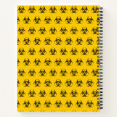 Biohazard pictogram notitieboek (Achterkant)