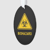 Biohazard pictogram ornament (voorkant)