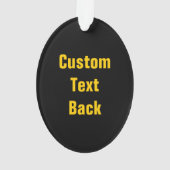 Biohazard pictogram ornament (achterkant)