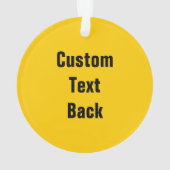 Biohazard pictogram ornament (achterkant)