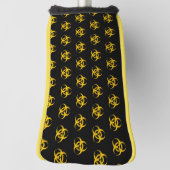 Biohazard pictogram patroon golfheadcover (Draai 90)