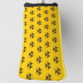 Biohazard pictogram patroon golfheadcover (Draai 90)