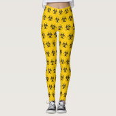 Biohazard pictogram patroon leggings (Voorkant)