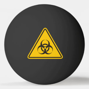 Biohazard pictogram pingpongbal