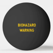 Biohazard pictogram pingpongbal (Achterkant)