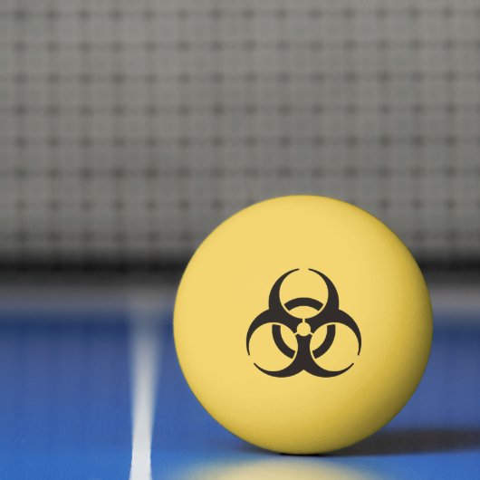 Biohazard pictogram pingpongbal (Net)