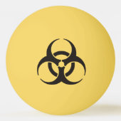 Biohazard pictogram pingpongbal (Voorkant)