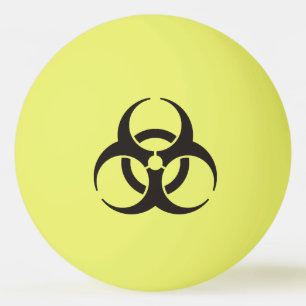 Biohazard pictogram pingpongbal