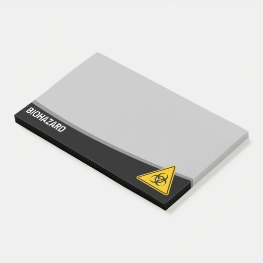 Biohazard pictogram post-it® notes (Schuin)