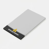 Biohazard pictogram post-it® notes (Schuin)