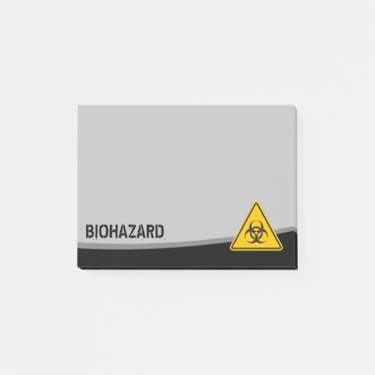 Biohazard-pictogram Post-it® Notes (Voorkant)