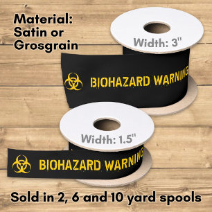 Biohazard-pictogram Satijnen Lint