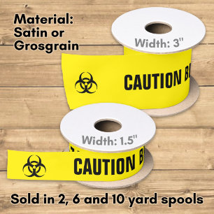 Biohazard-pictogram Satijnen Lint
