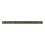 Biohazard pictogram satijnen lint (Voorkant)
