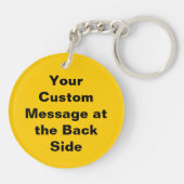 Biohazard-pictogram Sleutelhanger (Achterkant)