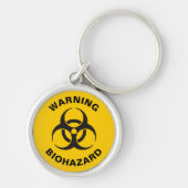 Biohazard pictogram sleutelhanger (Voorkant)