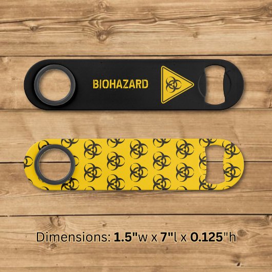 Biohazard-pictogram Speed Flessenopener
