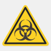 Biohazard pictogram sticker (Voorkant)