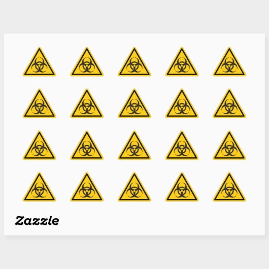 Biohazard pictogram sticker (Vel)
