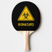 Biohazard pictogram tafeltennisbatje (Voorkant)
