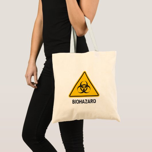Biohazard pictogram tote bag (Voorkant (product))
