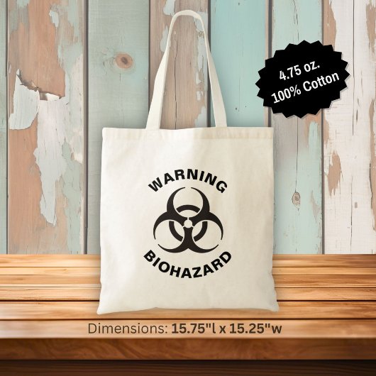 Biohazard-pictogram Tote Bag