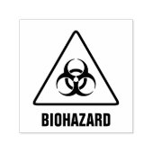 Biohazard-pictogram Zelfinktende Stempel (Design)