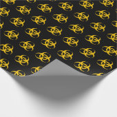 Biohazard Pictogrampatroon Cadeaupapier (Hoek)